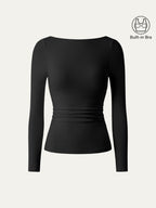 Open-Back Bandless Bra Top