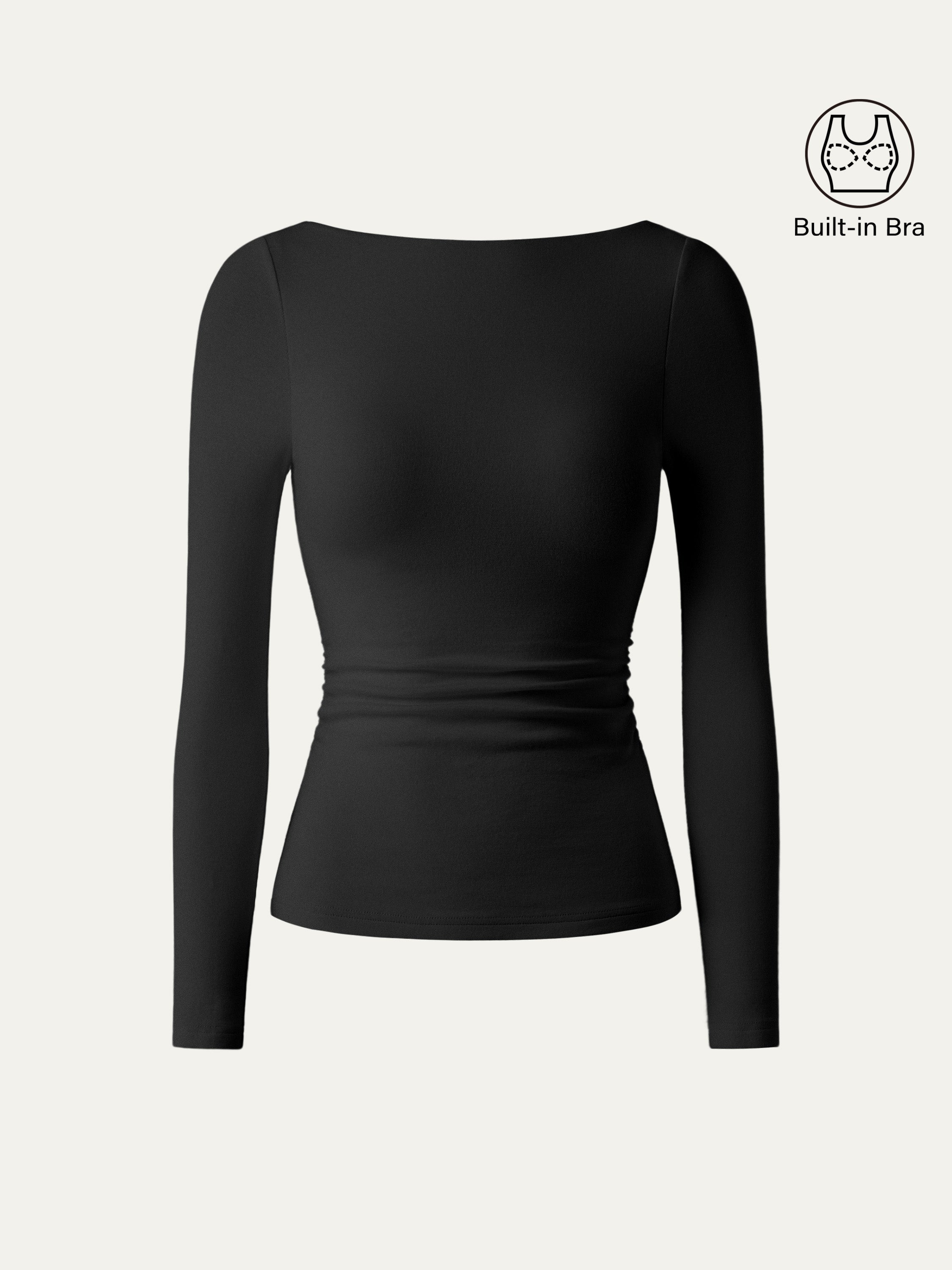 Open-Back Bandless Bra Top