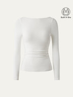 Open-Back Bandless Bra Top
