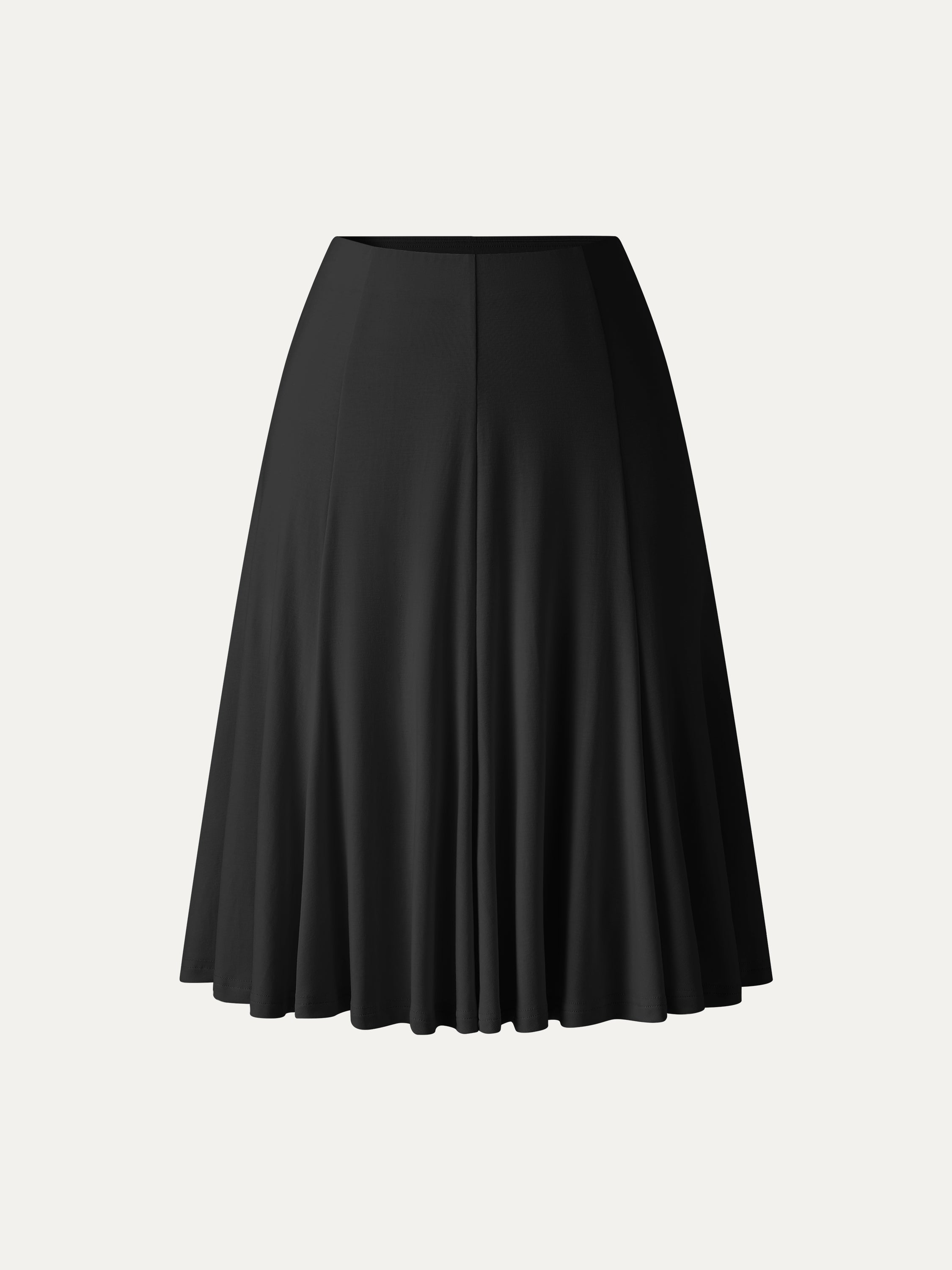 Lyocell Mermaid Hem Knee-Length Skirt