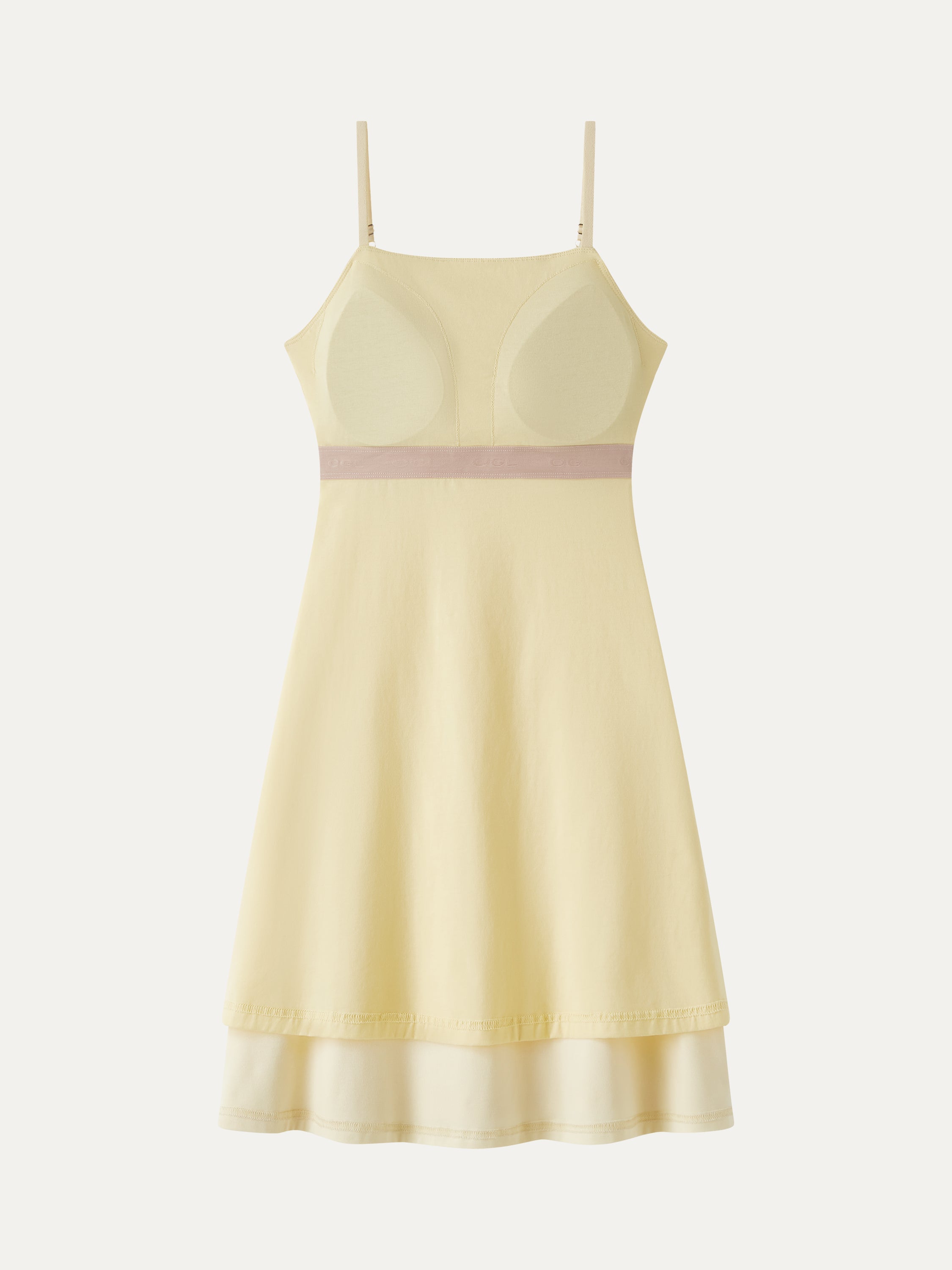 Square Neck Ruched Spaghetti Mini Bra Dress
