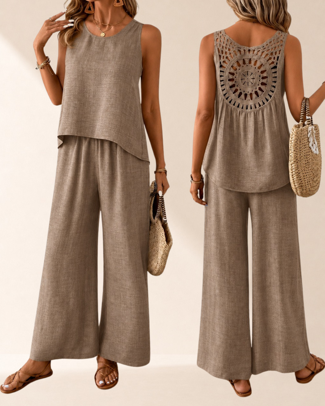 Amelia™ Linen Two-Piece Set