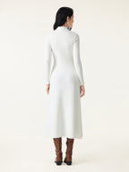 Mandarin Collar Frog Button Midi Bra Dress Limited Edition