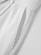 Not-See-Thru Linen-Like A-Line Shorts