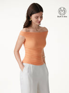 CoolTouch Off-the-Shoulder Contour Bra Top