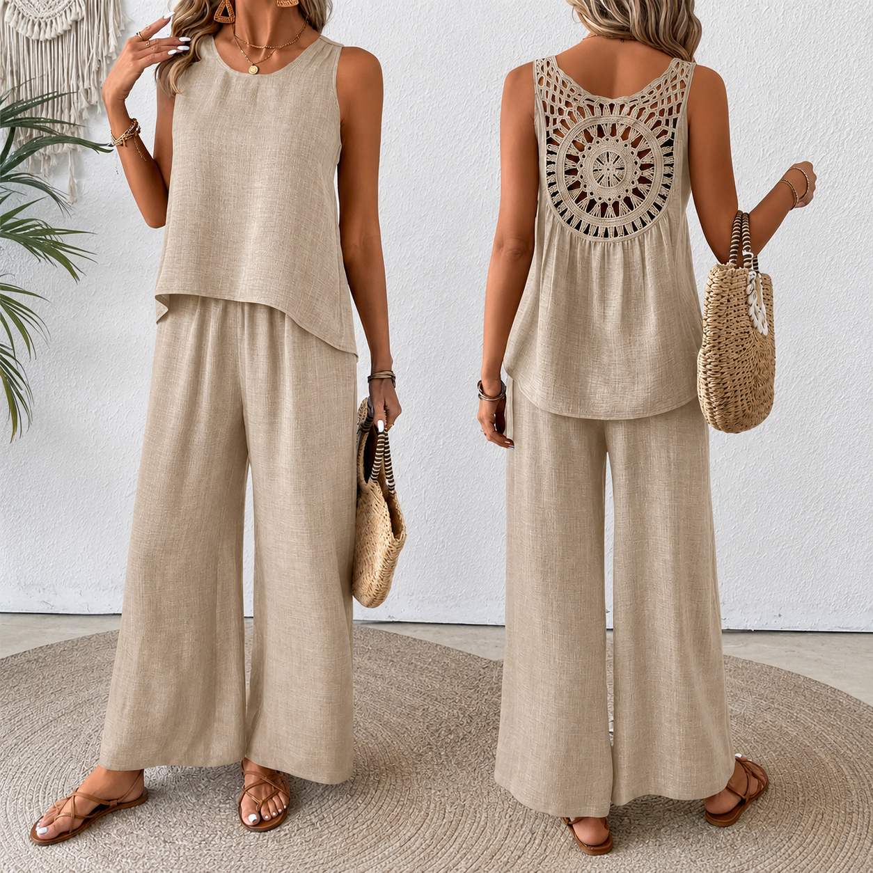 Amelia™ Linen Two-Piece Set