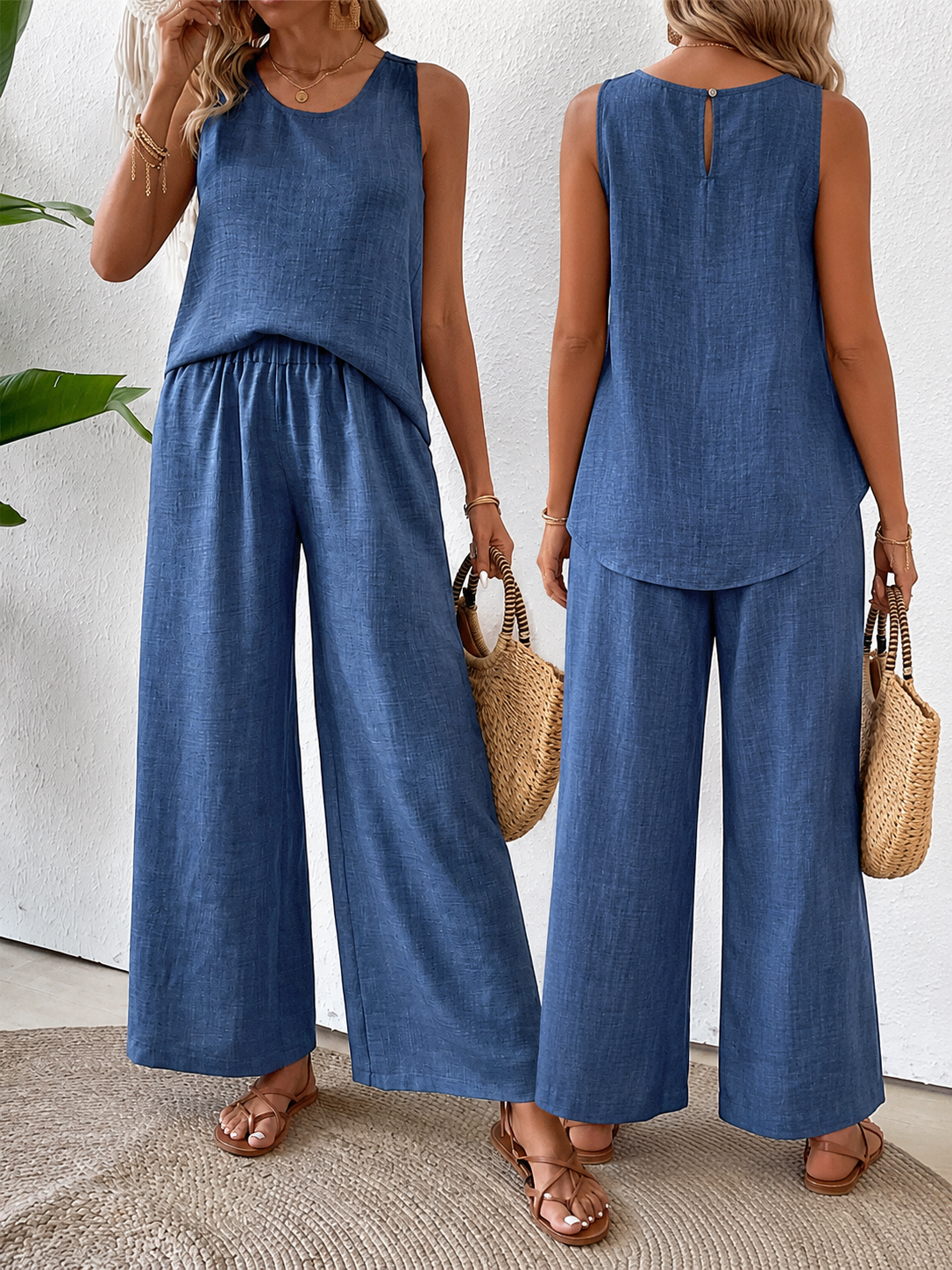 Amelia™ Linen Two-Piece Set