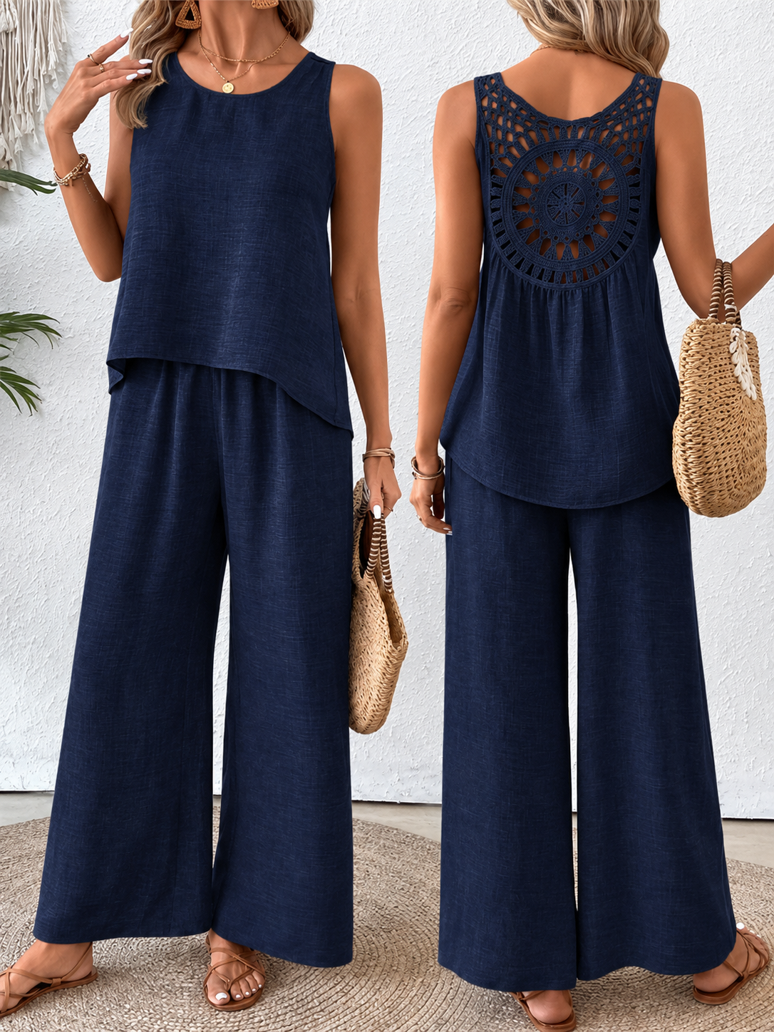 Amelia™ Linen Two-Piece Set