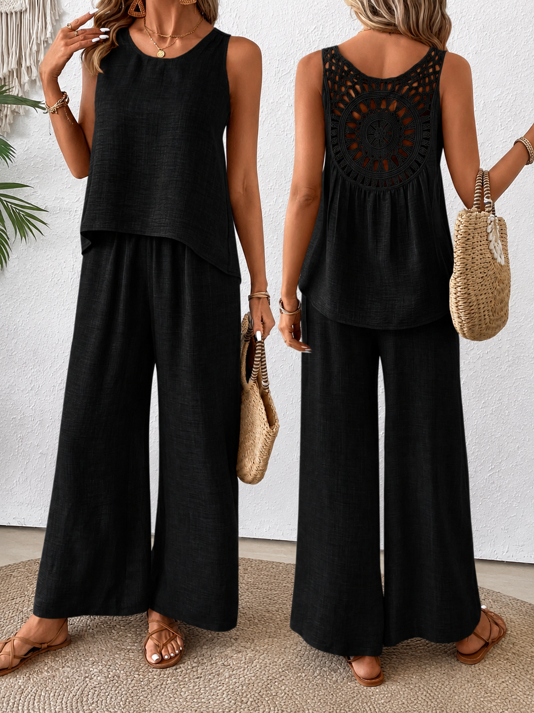 Amelia™ Linen Two-Piece Set