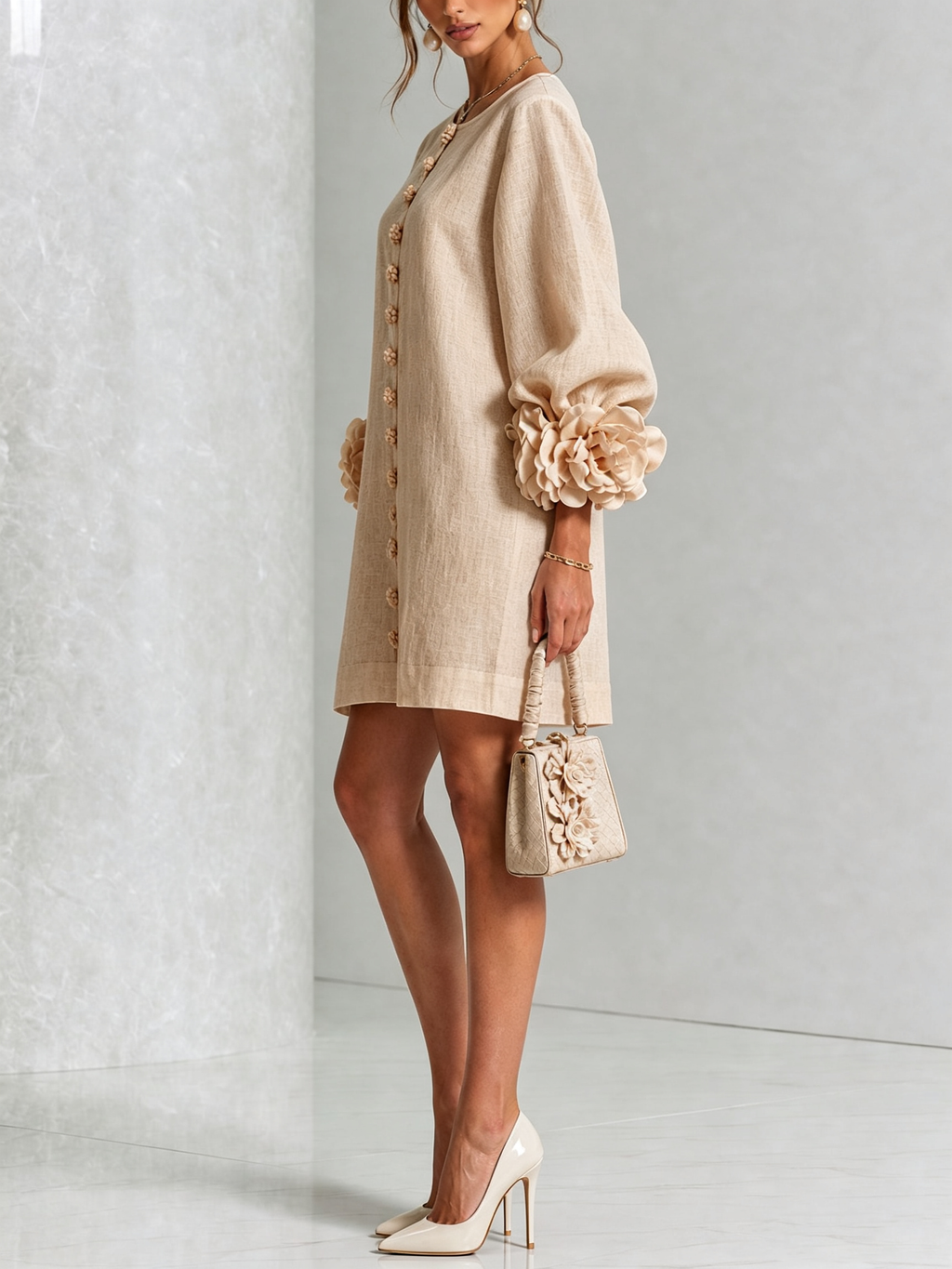 Rosalie - Button-Down Mini Dress
