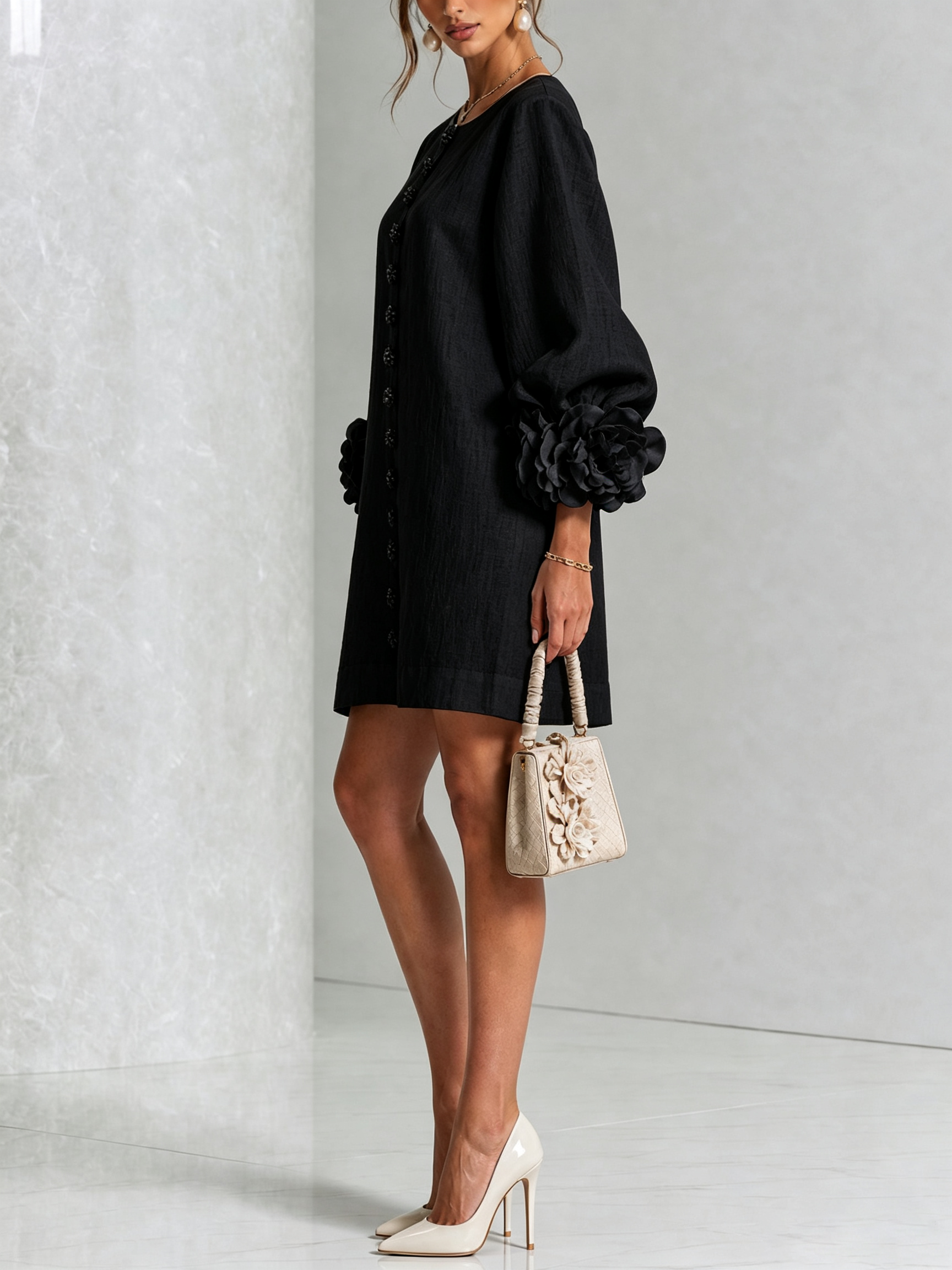 Rosalie - Button-Down Mini Dress