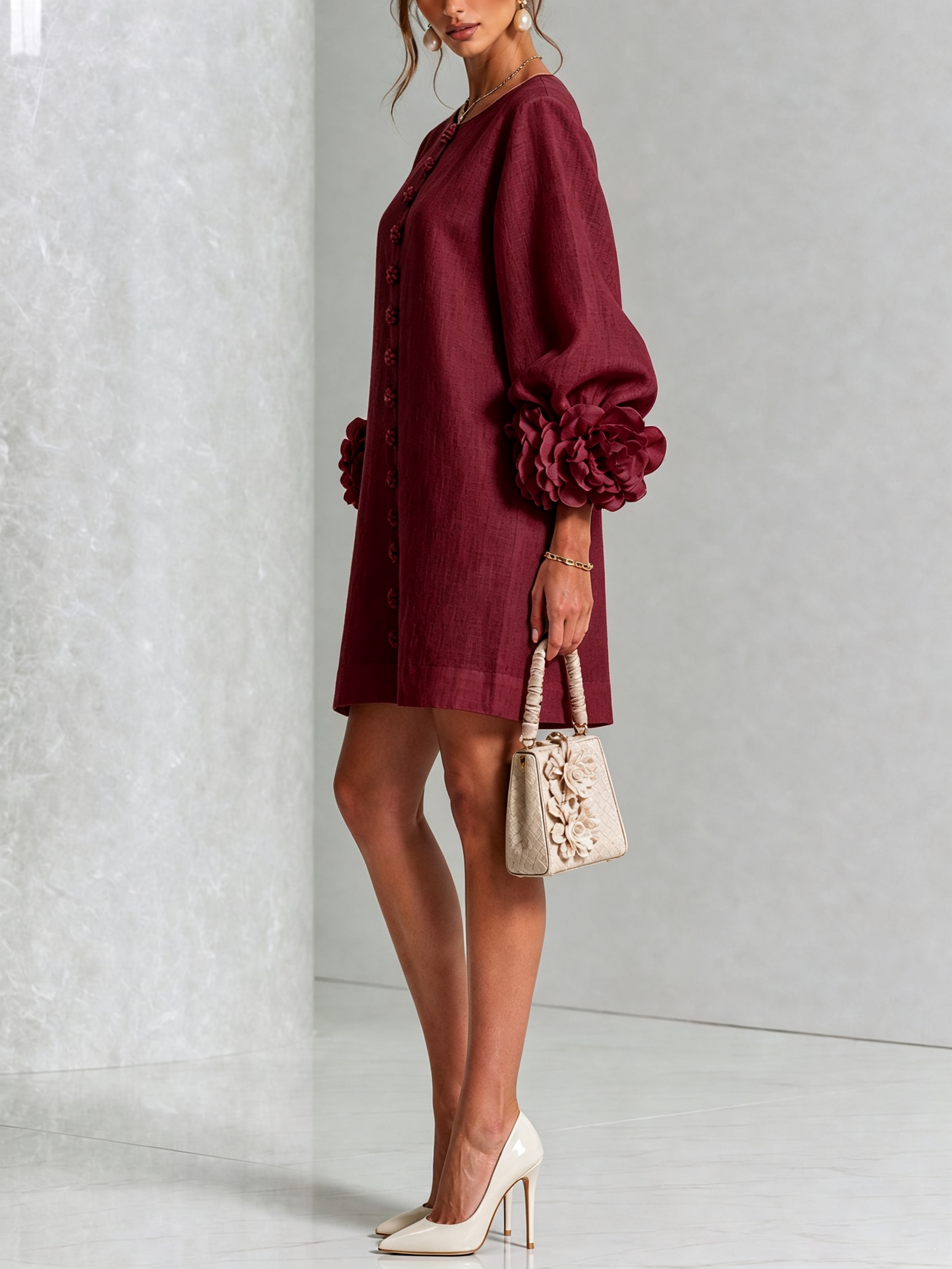Rosalie - Button-Down Mini Dress