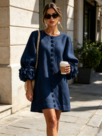 Rosalie - Button-Down Mini Dress