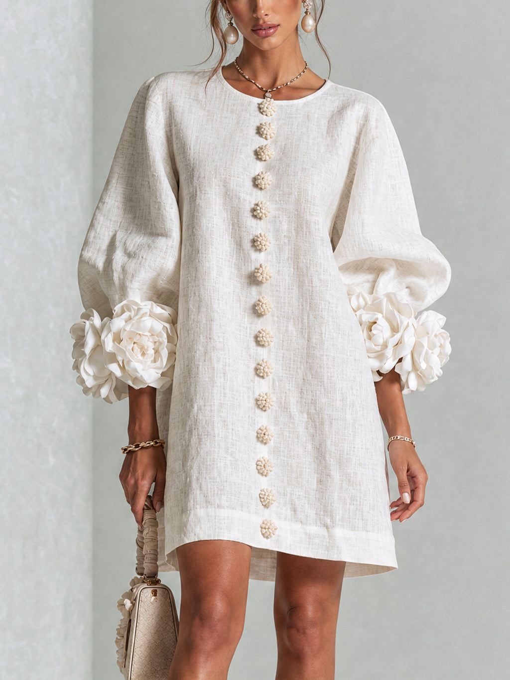 Rosalie - Button-Down Mini Dress