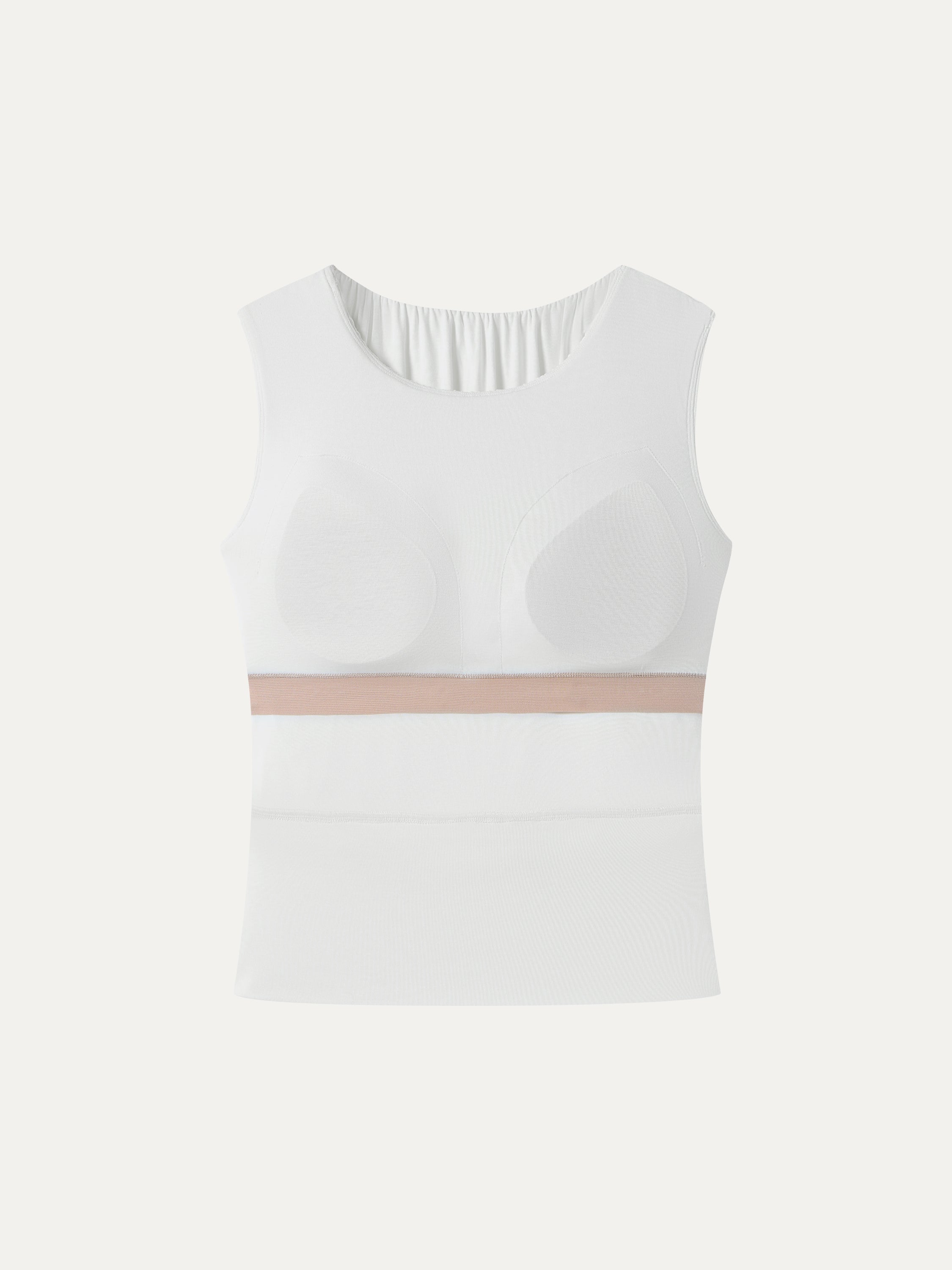 Gathered Sleeveless Bra Top