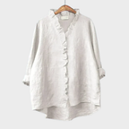 Annette | Ruffle-Trim Blouse