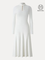 Mandarin Collar Frog Button Midi Bra Dress Limited Edition