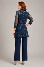 Formal Chiffon Pant Suit for Mother of the Bride