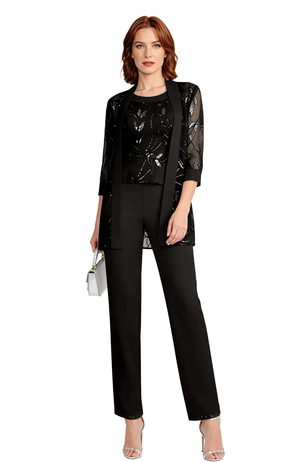 Formal Chiffon Pant Suit for Mother of the Bride