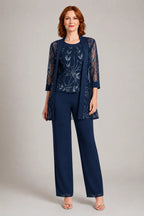 Formal Chiffon Pant Suit for Mother of the Bride