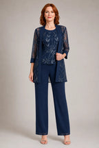 Formal Chiffon Pant Suit for Mother of the Bride